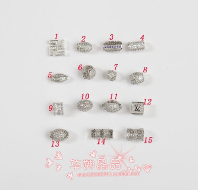 冬裝新品真空鍍銀 鑲鋯石雙接頭配飾 DIY 配件批發(fā)桶珠 隔珠 方快珠_(kāi)珠寶/配飾飾品/流行首飾/時(shí)尚飾品_自由設(shè)計(jì)吧